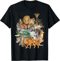 Men Women And Kids Wildlife Zoo Day Party Cute Animals