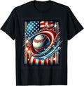 Baseball 4Th Of July Men Usa American Flag Patriotic Men