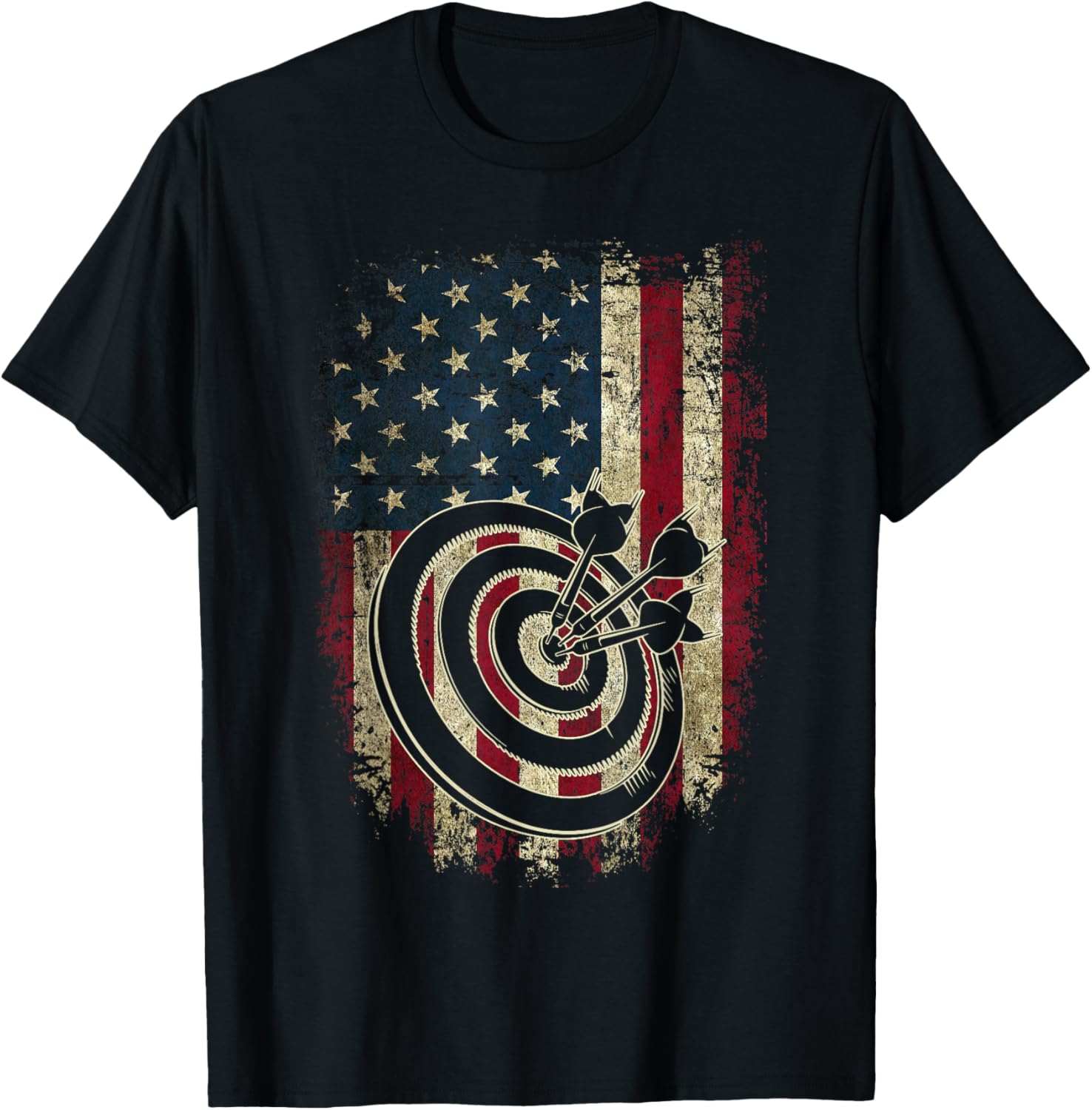 Vintage Usa American Flag Pride Darts Patriotic Men Boys