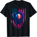 Baseball Player Drip Ice Cream Boys 4Th Of July Patriotic