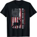 Usa Flag Best Buckin Poppy Ever Deer Hunting Fathers Day