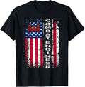 Combat Engineer Distressed American Flag Us Military