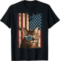 Cat 4Th Of July Meowica Merica Men Usa American Flag