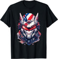 4Th Of July Robot Ai Usa Flag American Patriotic Robot Ai