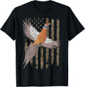 Pheasant Bird Hunting Usa American Flag Tree Camouflage