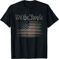 We The People Usa Flag 4Th Of July Us Distressed Grunge Us