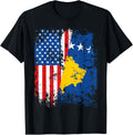 Kosovo American Flag Usa Kosovar Usa Flag