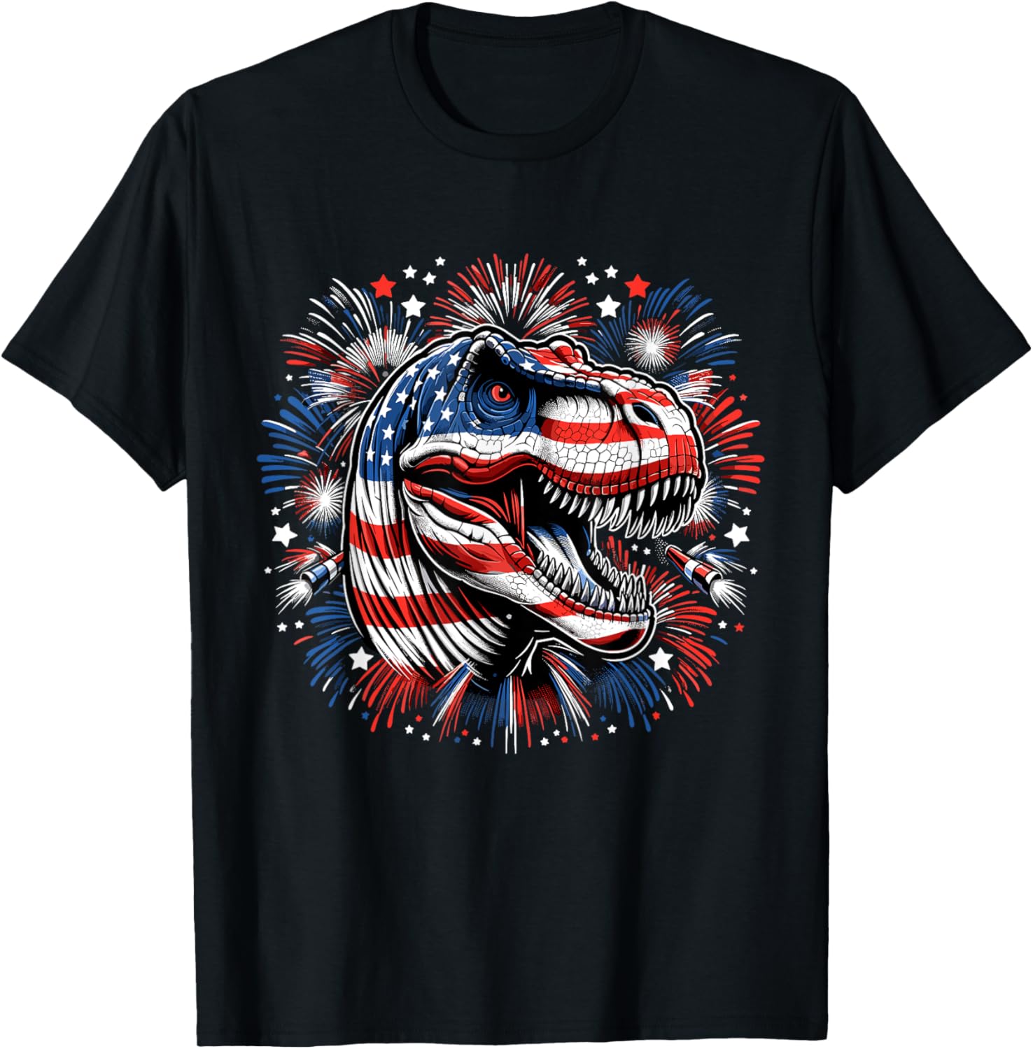 Dinosaur Usa Flag American