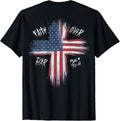 On Back Patriotic Usa American Flag Faith Over Fear Prayer