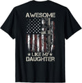 Vintage Gun American Flag Awesome Like My Daughter On Back