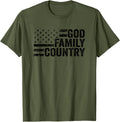 God Family Country Usa Patriotic Christian American Flag