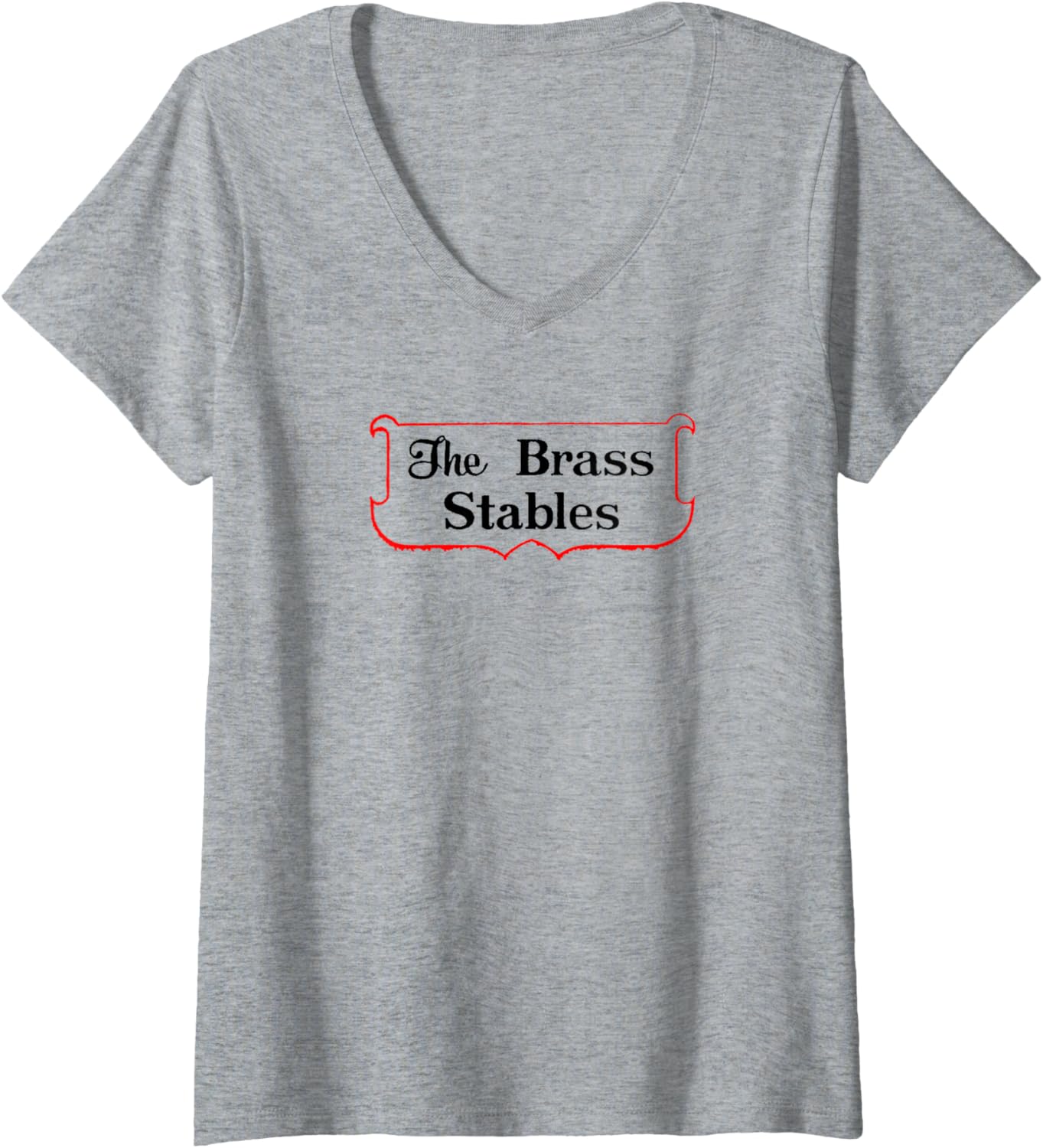 Brass Stables Nashville Historic Printers Alley Logo V Neck
