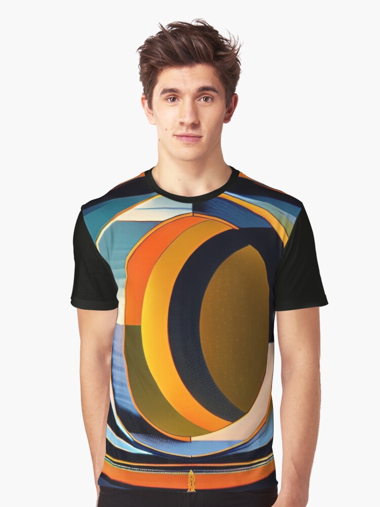 Abstract 70s futurism Graphic T-Shirt | Premium Unisex T-Shirt, Trending Graphic Tee