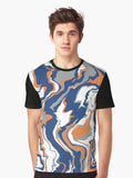 New York Knicks Colors Graphic Shirt T Shirt Premium Quality