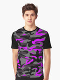 NEON Purple Camo Woodland Arctic Style Purple Camo Texture Repeating Tiled Pink Camouflage Digital Digital Paper Graphic