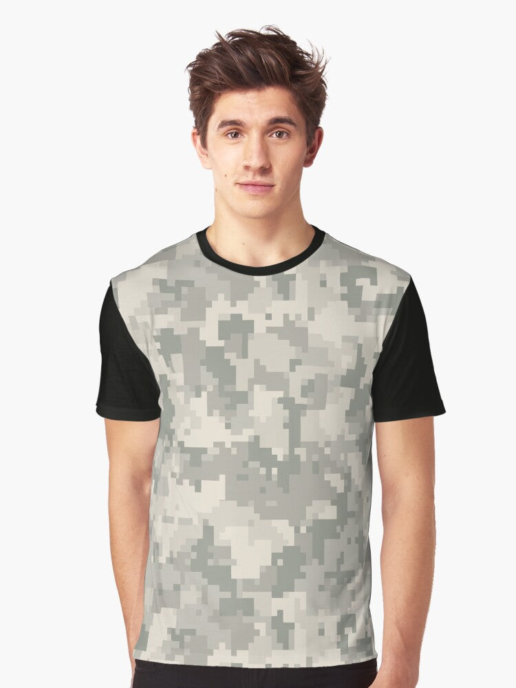 Cool Custom Color Digital 2 Style Camo Texture Repeating Tiled Camouflage Digital Wallpaper Graphic T Shirt T Shirt Vira