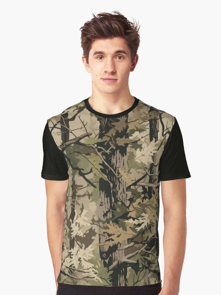 Forest Camo Graphic T Shirt T Shirt Viral US Style High CTR Pick