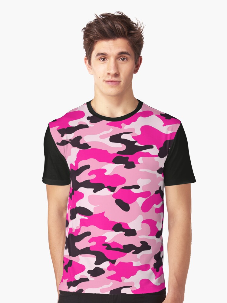 NEON PINK Camo Woodland Arctic Style Pink Camo Texture Repeating Tiled Pink Camouflage Digital Digital Paper Graphic T S
