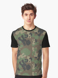 Brony Military Woodland Camo Graphic T Shirt T Shirt Viral US Style High CTR Pick