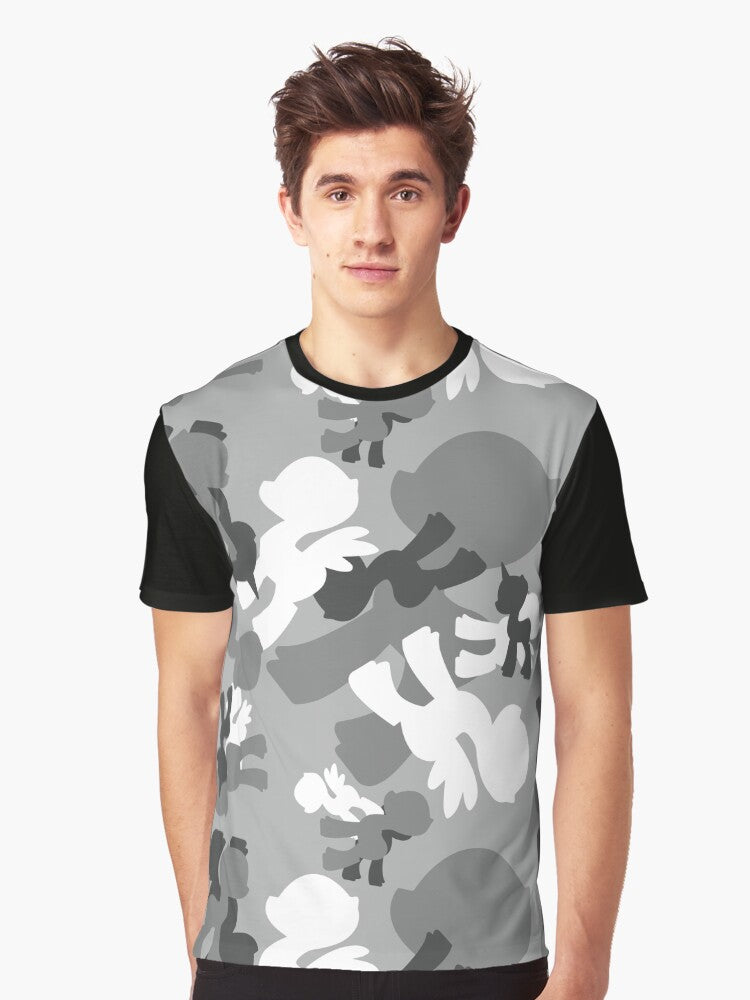 Brony Military Urban Camo Graphic T Shirt T Shirt Aesthetic Fit Top Rated Design