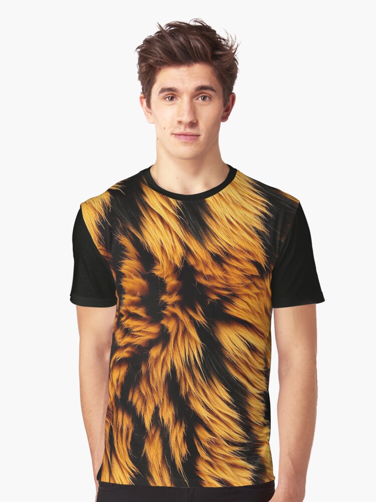 Tiger furry Camo Graphic T Shirt T Shirt Best Seller Look Top Rated Design