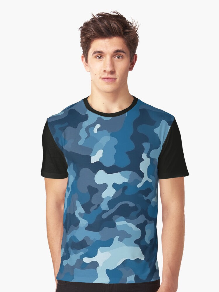 Naval and Air Camo 9 seamless pattern Graphic T Shirt T Shirt Best Seller Look High CTR Pick