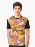 Colorful Desert Camo Print For Camping Gear Lover Graphic T Shirt T Shirt Trending 2025 High CTR Pick