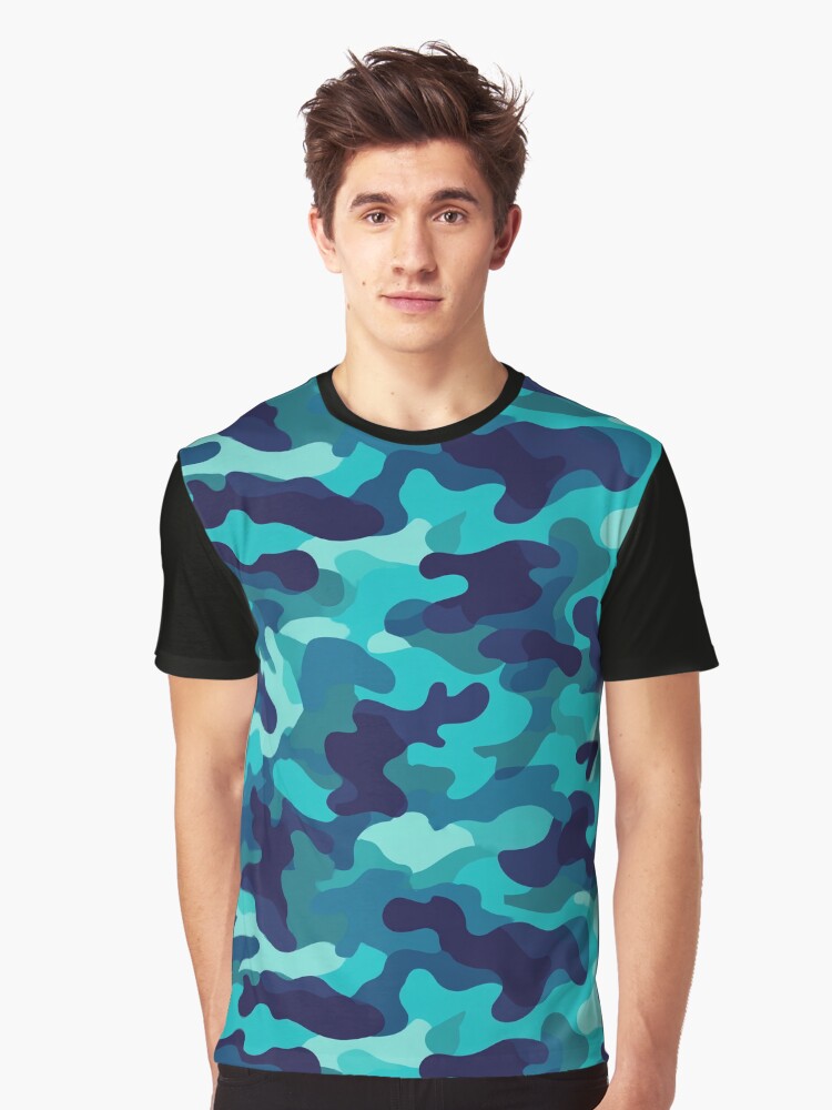 Elegant Hunting Camo Print For Camping Enthusiast Graphic T Shirt T Shirt Premium Quality Daily Comfort