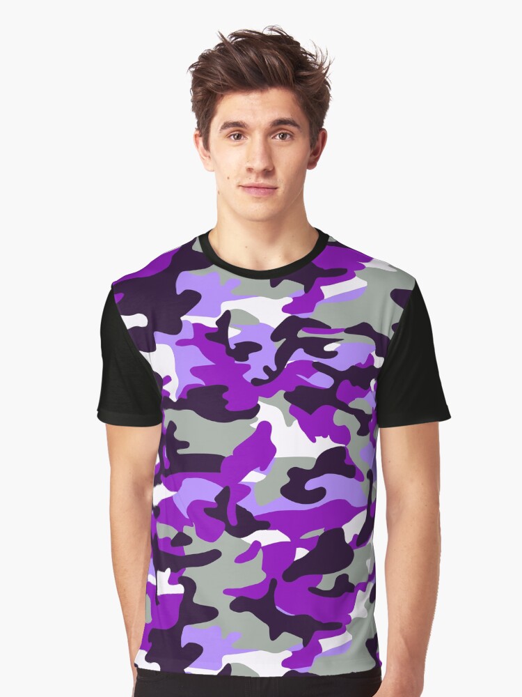 Copy of Bright NEON Purple Woodland Arctic Style Purple Camo Texture Repeating Tiled Safety Purple Camouflage Digital Di
