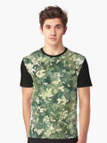 New Camouflage Green Pattern 2 Graphic T Shirt T Shirt Premium Quality Hot Search US