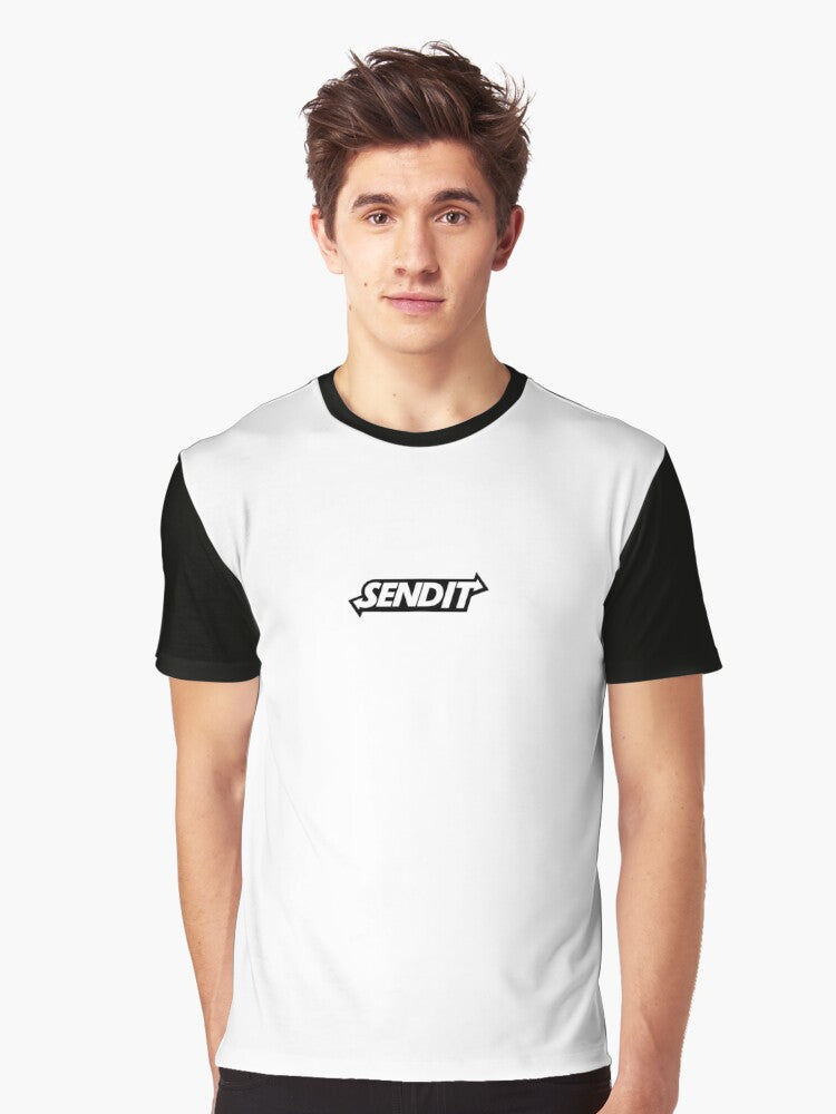 Send It 2 White Graphic T Shirt T Shirt Trending US Limited Drop Feel
