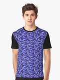 Camouflage Pattern Dull Purple Graphic T Shirt T Shirt Trending 2025 Top Rated Design