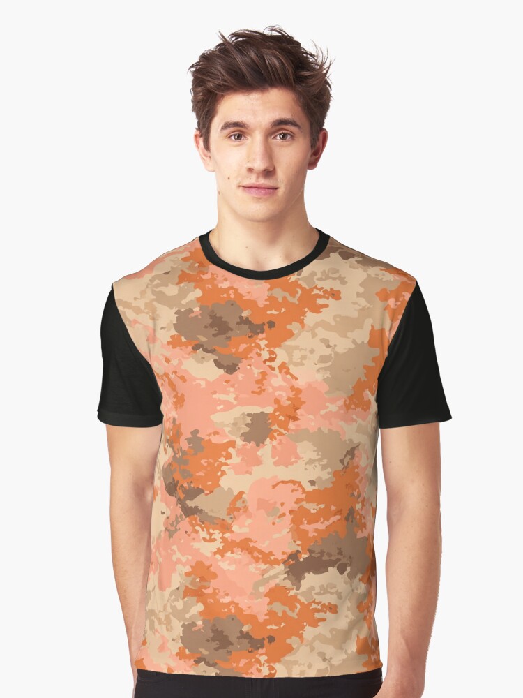 Chic Desert Pixeled Camouflage Pattern For Fashion Forward Pixeled Camo Fan Graphic T Shirt T Shirt High Search Demand D
