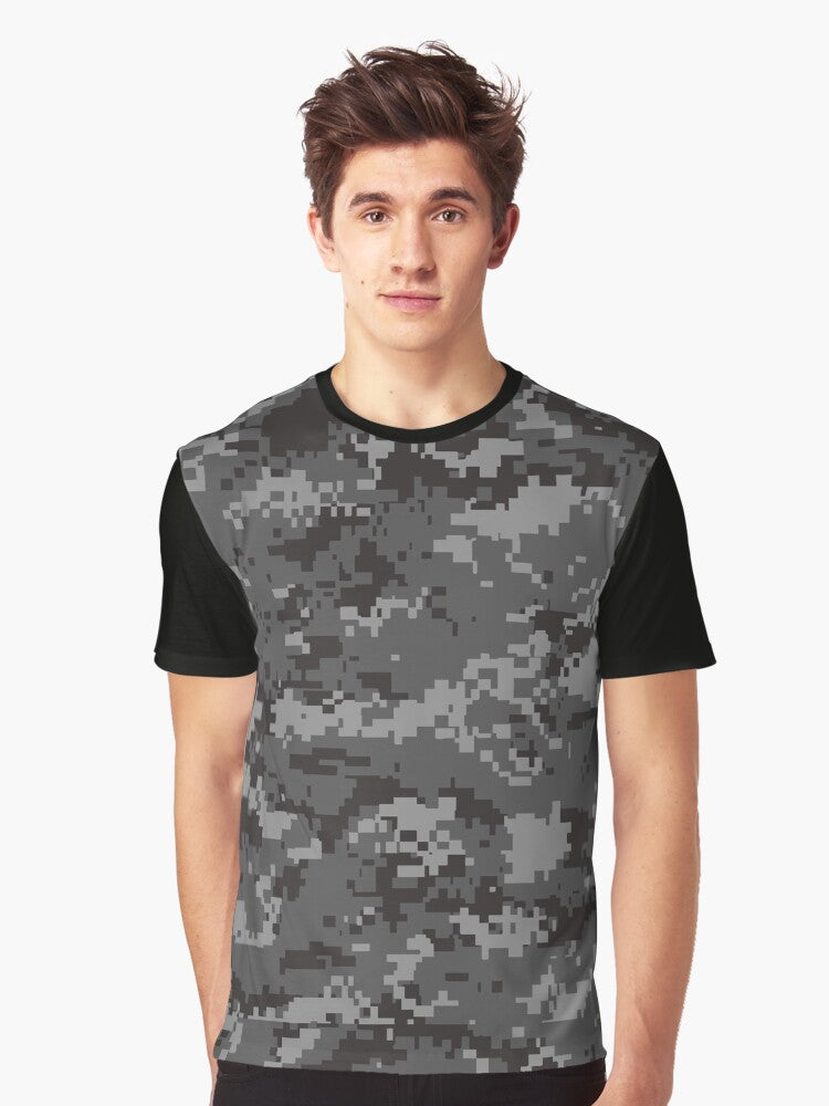 Camo Urban Pixel Camo Graphic T Shirt T Shirt Premium Quality Fan Favorite