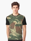 Camouflage Rhodesian Brushstroke Graphic T Shirt T Shirt Premium Quality Streetwear Essential