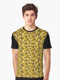 Camouflage Pattern Desert Yellow Graphic T Shirt T Shirt Premium Quality Streetwear Essential