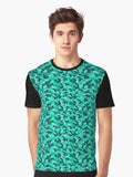 Camouflage Pattern Mint Graphic T Shirt T Shirt Premium Quality High CTR Pick