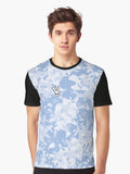 TWR blue camo Graphic T Shirt T Shirt Premium Quality Streetwear Essential