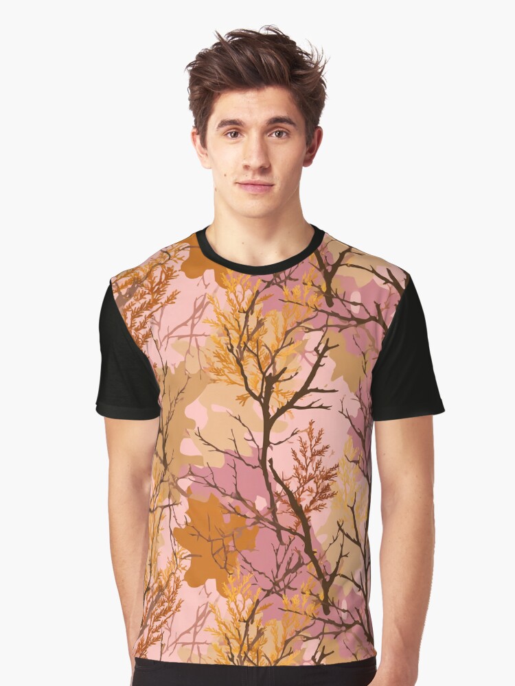 Bold Forest Camouflage Texture For Outdoor Adventure Lover Graphic T Shirt T Shirt Best Seller Look Daily Comfort