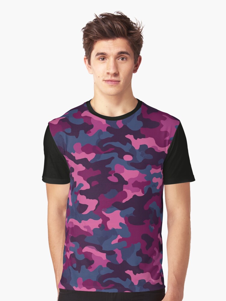 Minimalistic Fashion Camouflage Style For Hiking Enthusiast Graphic T Shirt T Shirt Premium Quality Daily Comfort