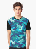 Minimalistic Urban Camouflage Texture For Sporty Camo Fan Graphic T Shirt T Shirt Trending 2025 Daily Comfort