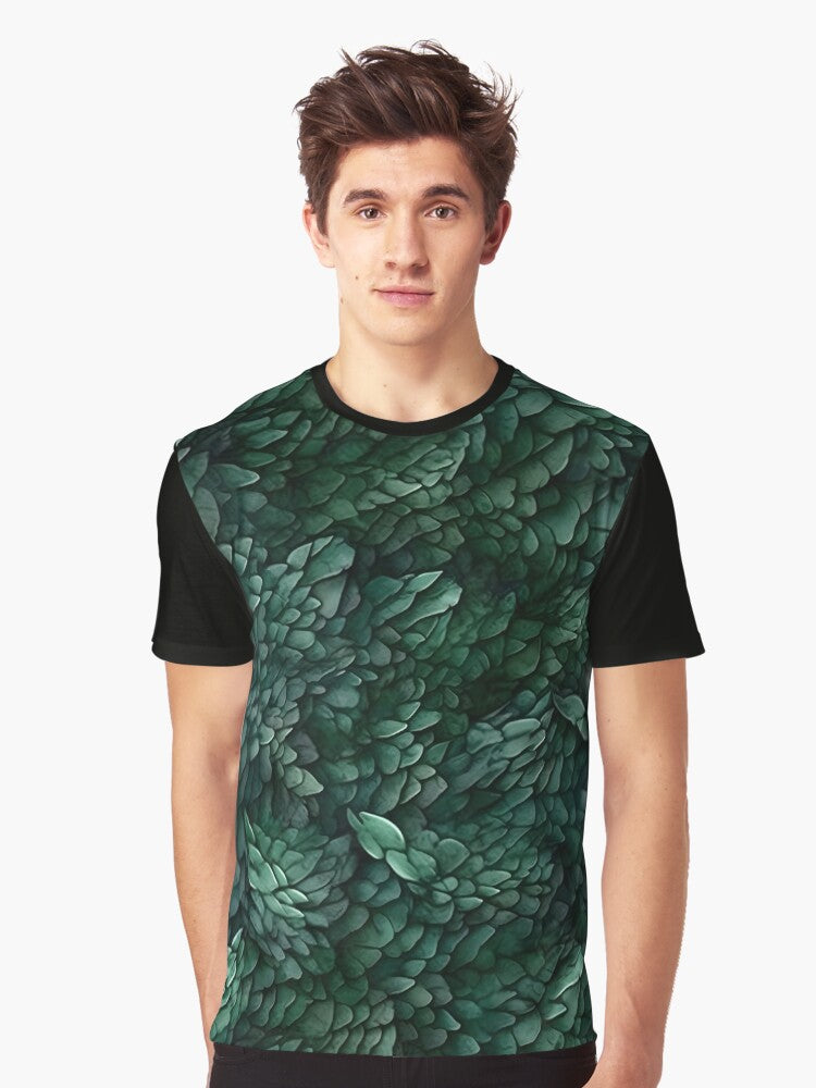 Swirl of Camo Green Forest Graphic T Shirt T Shirt Premium Quality Hot Search US