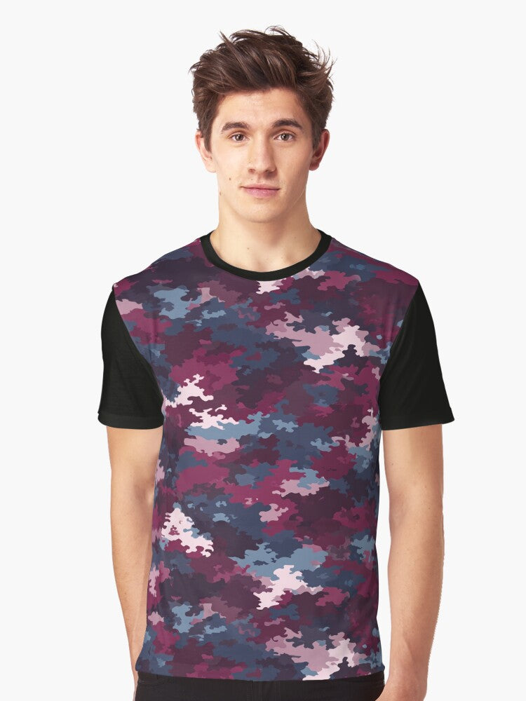 Edgy Woodland Pixeled Camouflage Pattern For Rugged Style Lover Graphic T Shirt T Shirt Premium Quality Hot Search US