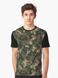 Beautiful Pixeled Camouflage Pattern For Outdoor Gear Lover Graphic T Shirt T Shirt Viral US Style Top Rated Design