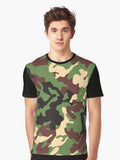 Military Camo Graphic T Shirt T Shirt High Search Demand Top Rated Design