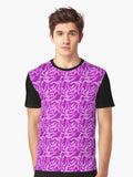 Dragon Pink and Purple Camo Dragon Shape Camouflage Pattern Graphic T Shirt T Shirt Premium Quality Top Rated Design