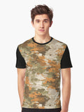 Minimalistic Forest Pixeled Camouflage Texture For Urban Pixeled Camo Fan Graphic T Shirt T Shirt Aesthetic Fit Daily Co