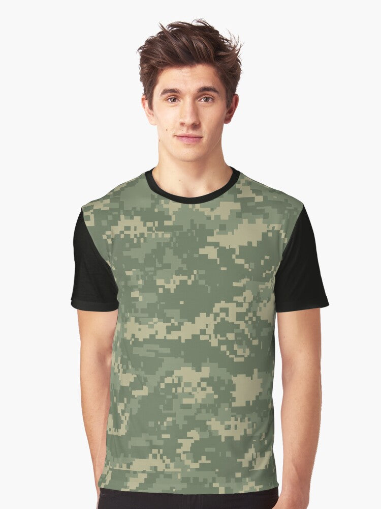 Camo USA Pixel Camo Graphic T Shirt T Shirt Premium Quality High CTR Pick