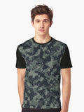 Camouflage Greens version 1 Graphic T Shirt T Shirt Viral US Style Streetwear Essential