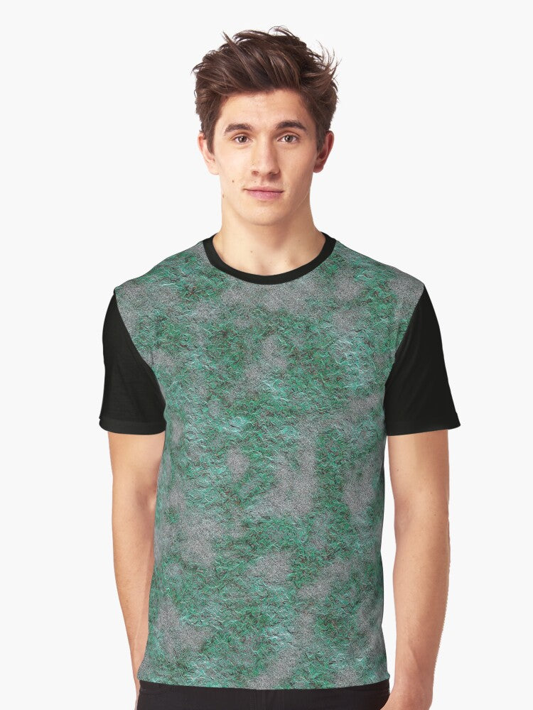 Mossy Camouflage Graphic T Shirt T Shirt Aesthetic Fit Fan Favorite